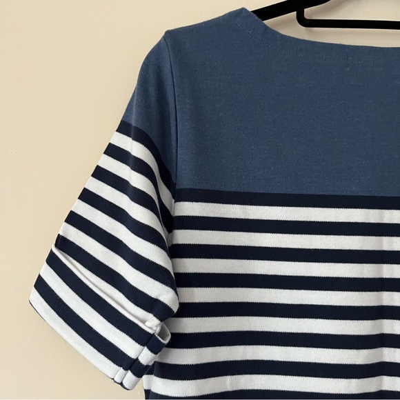 Karen Scott Striped Cuffed-Sleeve Knit Shirt - Picture 7 of 8